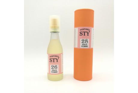 Perfume Alta Calidad Anónimo 100 ml Estuche Naranja Frasco Botella+ Tapón Plástico Natural